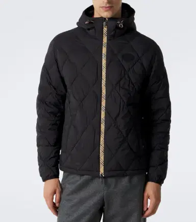 Burberry Check hooded quilted jacket | Thumbnail 3 Burberry Check hooded quilted jacket | Thumbnail 3