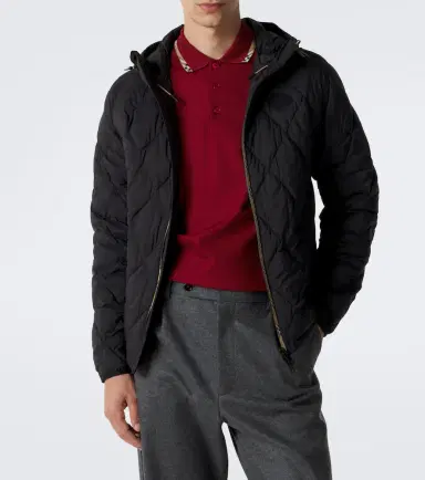 Burberry Check hooded quilted jacket | Thumbnail 5 Burberry Check hooded quilted jacket | Thumbnail 5