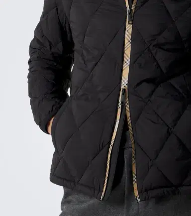 Burberry Check hooded quilted jacket | Thumbnail 7 Burberry Check hooded quilted jacket | Thumbnail 7
