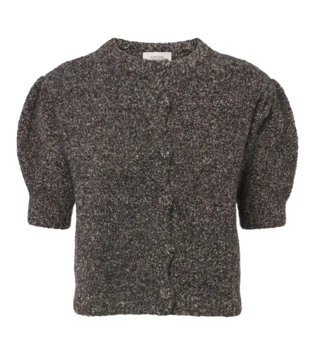 Cashmere, silk, and wool cardigan