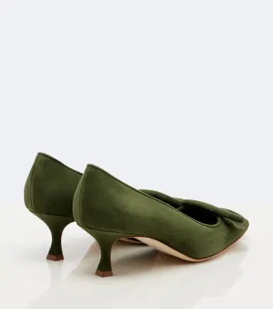 Manolo Blahnik Maysale suede pumps | Thumbnail 2 Manolo Blahnik Maysale suede pumps | Thumbnail 2