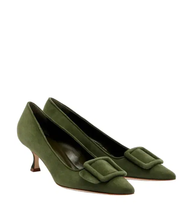 Manolo Blahnik Maysale suede pumps