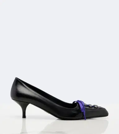Prada Bow-detail leather pumps | Thumbnail 3 Prada Bow-detail leather pumps | Thumbnail 3