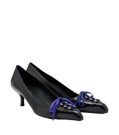 Prada Bow-detail leather pumps | Thumbnail 1 Prada Bow-detail leather pumps | Thumbnail 1