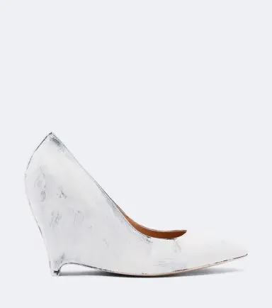 Maison Margiela Heel-Less leather wedge pumps | Thumbnail 4