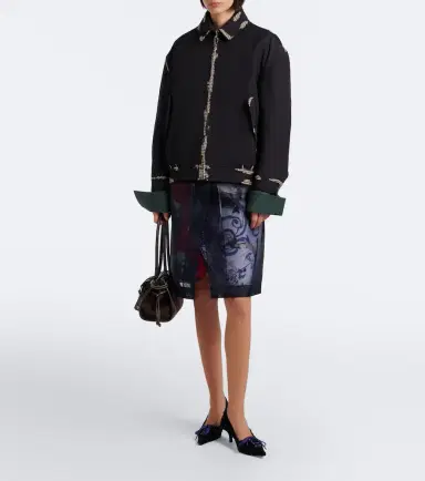 Prada Semi-sheer coat | Thumbnail 3 Prada Semi-sheer coat | Thumbnail 3