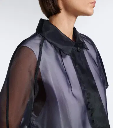 Prada Semi-sheer coat | Thumbnail 5 Prada Semi-sheer coat | Thumbnail 5