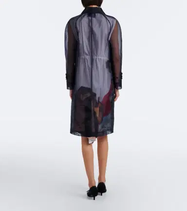Prada Semi-sheer coat | Thumbnail 7 Prada Semi-sheer coat | Thumbnail 7
