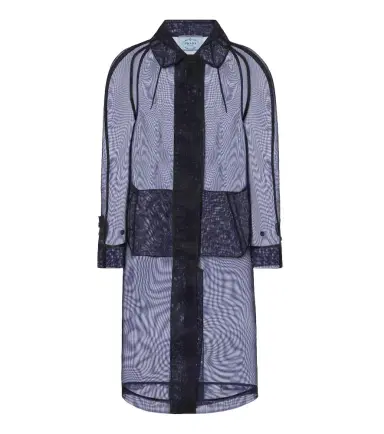 Prada Semi-sheer coat | Thumbnail 1 Prada Semi-sheer coat | Thumbnail 1