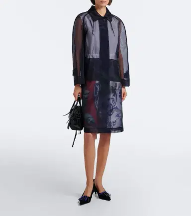 Prada Printed cotton-blend minidress | Thumbnail 3 Prada Printed cotton-blend minidress | Thumbnail 3