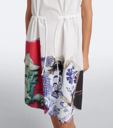 Prada Printed cotton-blend minidress | Thumbnail 5 Prada Printed cotton-blend minidress | Thumbnail 5