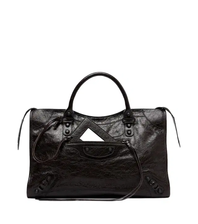 Balenciaga Le City Medium leather top-handle bag