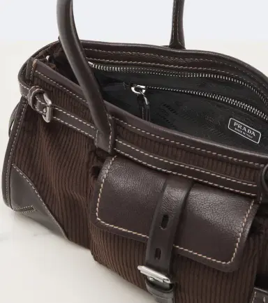 Prada Bonnie Medium corduroy shoulder bag | Thumbnail 7 Prada Bonnie Medium corduroy shoulder bag | Thumbnail 7