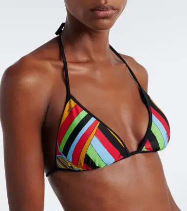 PUCCI Iride triangle bikini top | Thumbnail 2 PUCCI Iride triangle bikini top | Thumbnail 2