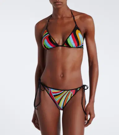 PUCCI Iride triangle bikini top | Thumbnail 4 PUCCI Iride triangle bikini top | Thumbnail 4