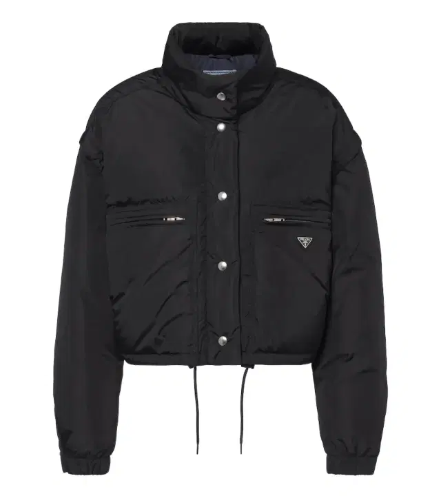 Re-Nylon cropped down jacket