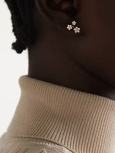 OLE LYNGGAARD COPENHAGEN Shooting Stars 18-karat Gold Diamond Single Earring | Thumbnail 2