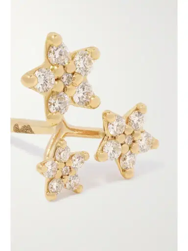 OLE LYNGGAARD COPENHAGEN Shooting Stars 18-karat Gold Diamond Single Earring | Thumbnail 4