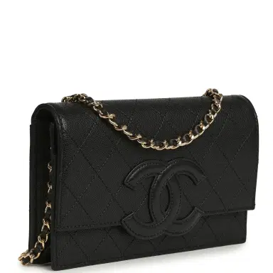 Chanel Chanel "Neo Filigree" Wallet on Chain Black Grained Calfskin Gold Hardware | Thumbnail 2 Chanel Chanel "Neo Filigree" Wallet on Chain Black Grained Calfskin Gold Hardware | Thumbnail 2