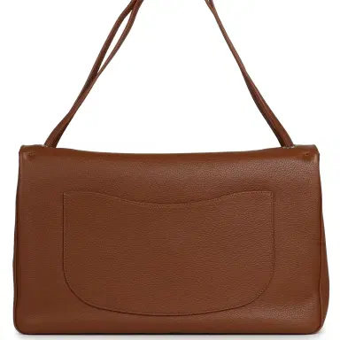 Chanel Chanel Maxi "Souplissimo" Large Flap Bag Camel Grained Calfskin Silver Hardware | Thumbnail 4 Chanel Chanel Maxi "Souplissimo" Large Flap Bag Camel Grained Calfskin Silver Hardware | Thumbnail 4