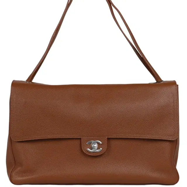 Chanel Maxi "Souplissimo" Large Flap Bag Camel Grained Calfskin Silver Hardware Chanel Maxi "Souplissimo" Large Flap Bag Camel Grained Calfskin Silver Hardware