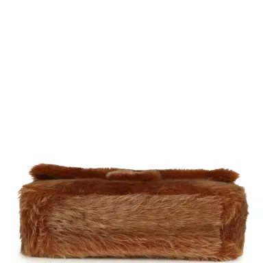 Chanel Chanel Maxi "Souplissimo" Small Flap Bag Brown Shearling Lambskin Gold Hardware | Thumbnail 6 Chanel Chanel Maxi "Souplissimo" Small Flap Bag Brown Shearling Lambskin Gold Hardware | Thumbnail 6