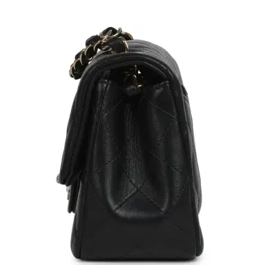 Chanel Chanel Mini Classic Rectangular Flap Bag Black Lambskin Light Gold Hardware | Thumbnail 3 Chanel Chanel Mini Classic Rectangular Flap Bag Black Lambskin Light Gold Hardware | Thumbnail 3