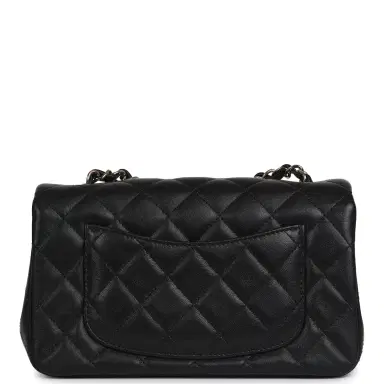 Chanel Chanel Mini Classic Rectangular Flap Bag Black Lambskin Light Gold Hardware | Thumbnail 4 Chanel Chanel Mini Classic Rectangular Flap Bag Black Lambskin Light Gold Hardware | Thumbnail 4