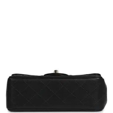 Chanel Chanel Mini Classic Rectangular Flap Bag Black Lambskin Light Gold Hardware | Thumbnail 6 Chanel Chanel Mini Classic Rectangular Flap Bag Black Lambskin Light Gold Hardware | Thumbnail 6