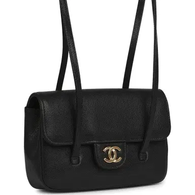 Chanel Chanel Mini Preppy Coco Clutch with Straps Black Shiny Caviar Brushed Gold Hardware | Thumbnail 2 Chanel Chanel Mini Preppy Coco Clutch with Straps Black Shiny Caviar Brushed Gold Hardware | Thumbnail 2