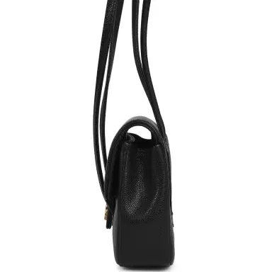 Chanel Chanel Mini Preppy Coco Clutch with Straps Black Shiny Caviar Brushed Gold Hardware | Thumbnail 3 Chanel Chanel Mini Preppy Coco Clutch with Straps Black Shiny Caviar Brushed Gold Hardware | Thumbnail 3