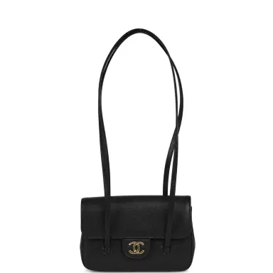 Chanel Chanel Mini Preppy Coco Clutch with Straps Black Shiny Caviar Brushed Gold Hardware | Thumbnail 6 Chanel Chanel Mini Preppy Coco Clutch with Straps Black Shiny Caviar Brushed Gold Hardware | Thumbnail 6