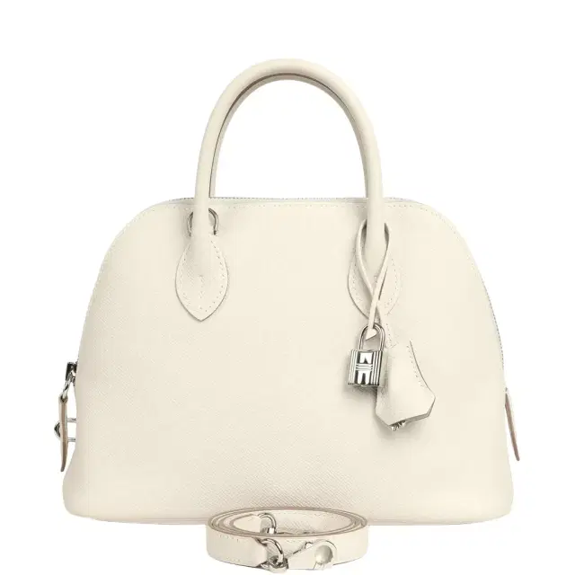 HERMÈS Hermes 1923 Bolide 25 Gris Pale Epsom Palladium Hardware