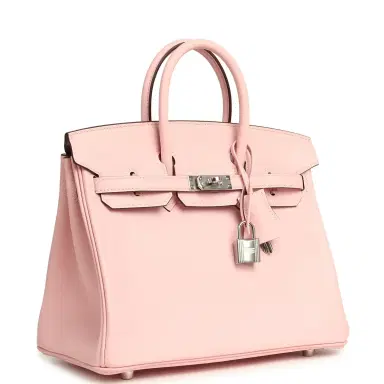 HERMÈS Hermes Birkin 25 Rose Sakura Swift Palladium Hardware | Thumbnail 2 HERMÈS Hermes Birkin 25 Rose Sakura Swift Palladium Hardware | Thumbnail 2