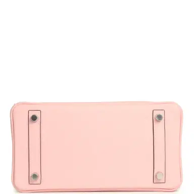 HERMÈS Hermes Birkin 25 Rose Sakura Swift Palladium Hardware | Thumbnail 6 HERMÈS Hermes Birkin 25 Rose Sakura Swift Palladium Hardware | Thumbnail 6