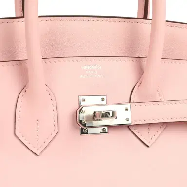 HERMÈS Hermes Birkin 25 Rose Sakura Swift Palladium Hardware | Thumbnail 7 HERMÈS Hermes Birkin 25 Rose Sakura Swift Palladium Hardware | Thumbnail 7