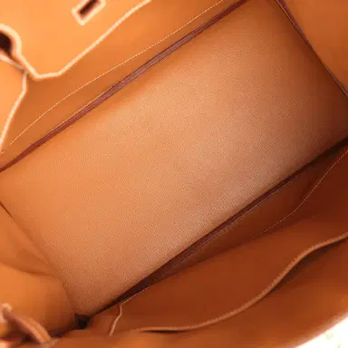 HERMÈS Hermes Birkin 40 Gold Togo Palladium Hardware | Thumbnail 8 HERMÈS Hermes Birkin 40 Gold Togo Palladium Hardware | Thumbnail 8
