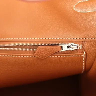 HERMÈS Hermes Birkin 40 Gold Togo Palladium Hardware | Thumbnail 9 HERMÈS Hermes Birkin 40 Gold Togo Palladium Hardware | Thumbnail 9
