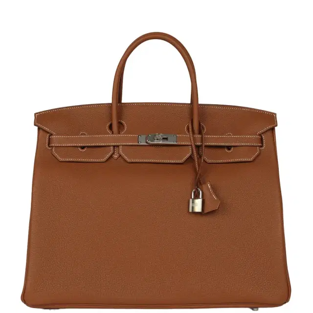 HERMÈS Hermes Birkin 40 Gold Togo Palladium Hardware