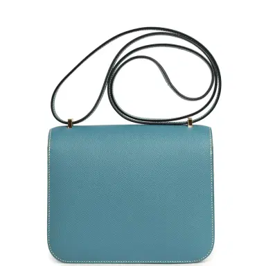 HERMÈS Hermes Constance 18 Blue Jean Epsom Gold Hardware | Thumbnail 4 HERMÈS Hermes Constance 18 Blue Jean Epsom Gold Hardware | Thumbnail 4