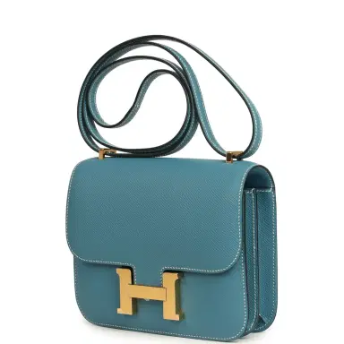 HERMÈS Hermes Constance 18 Blue Jean Epsom Gold Hardware | Thumbnail 5 HERMÈS Hermes Constance 18 Blue Jean Epsom Gold Hardware | Thumbnail 5