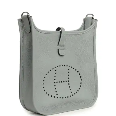HERMÈS Hermes Evelyne 23 Gris Pantin Clemence Palladium Hardware | Thumbnail 2