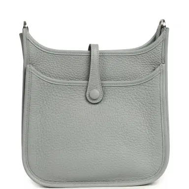 HERMÈS Hermes Evelyne 23 Gris Pantin Clemence Palladium Hardware | Thumbnail 4