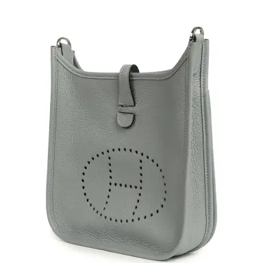 HERMÈS Hermes Evelyne 23 Gris Pantin Clemence Palladium Hardware | Thumbnail 5