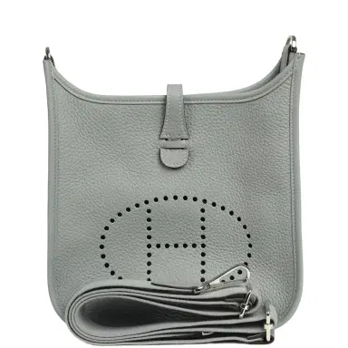 HERMÈS Hermes Evelyne 23 Gris Pantin Clemence Palladium Hardware | Thumbnail 1