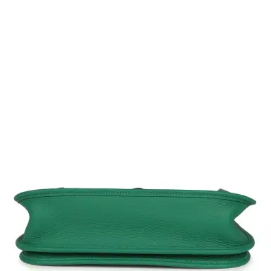 HERMÈS Hermes Evelyne III PM Vert Vertigo Clemence Palladium Hardware | Thumbnail 6