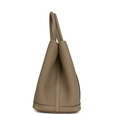 HERMÈS Hermes Garden Party 30 Beige Marfa Negonda Palladium Hardware | Thumbnail 3