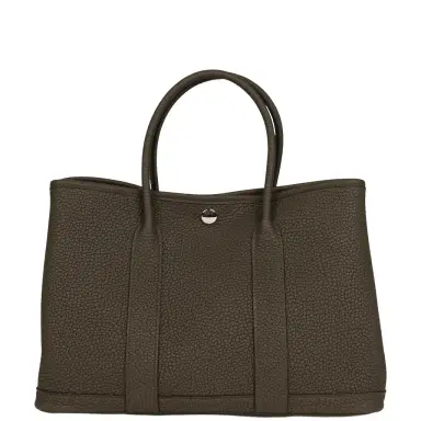 HERMÈS Hermes Garden Party 30 Vert Loden Negonda Palladium Hardware | Thumbnail 1 HERMÈS Hermes Garden Party 30 Vert Loden Negonda Palladium Hardware | Thumbnail 1