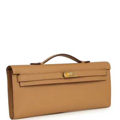 HERMÈS Hermes Kelly Cut Biscuit Epsom Gold Hardware | Thumbnail 2