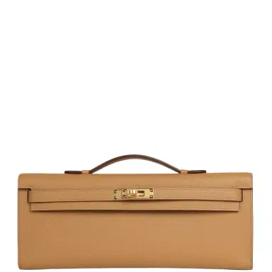 HERMÈS Hermes Kelly Cut Biscuit Epsom Gold Hardware | Thumbnail 1